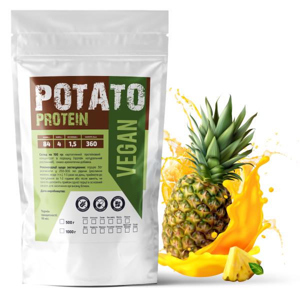 Протеин картофельный 84% белка безлактозный 33 порции 1 кг Ананас (21-125-ptp-an1) Протеин картофельный 84% белка безлактозный 33 порции 1 кг Ананас (21-125-ptp-an1)