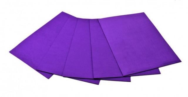 Набір фоамірану кольорового EVA-1-025 А4 1 мм 5 арк. Фіолетовий (MTT-190694)
