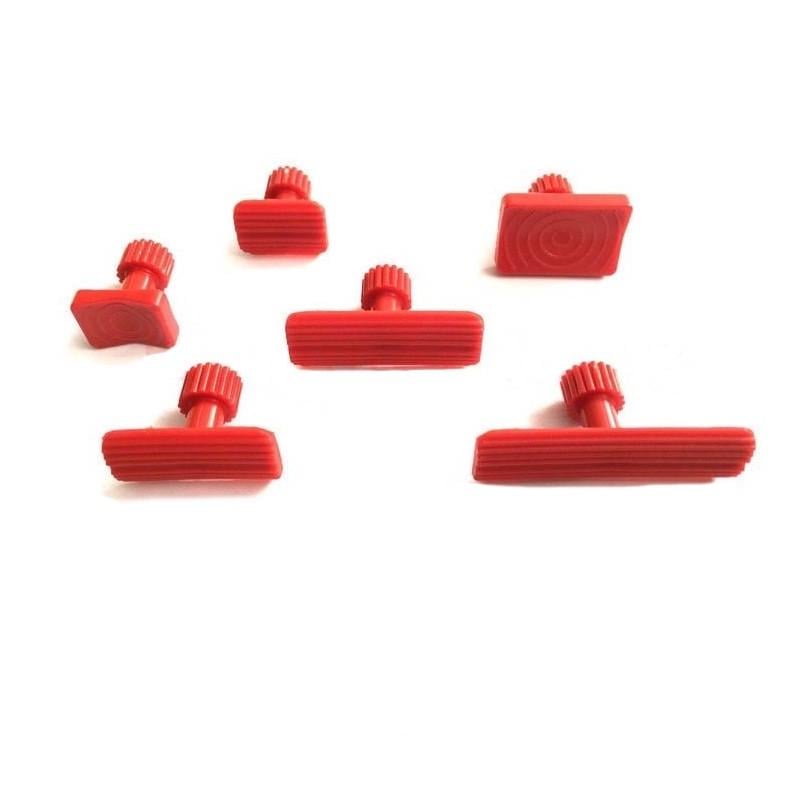 Грибки клеевые PDR 6 шт. Красный (201810)