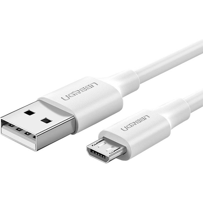 Кабель UGREEN US289 USB 2.0 AM-Micro M 1 м 18W White (60141)