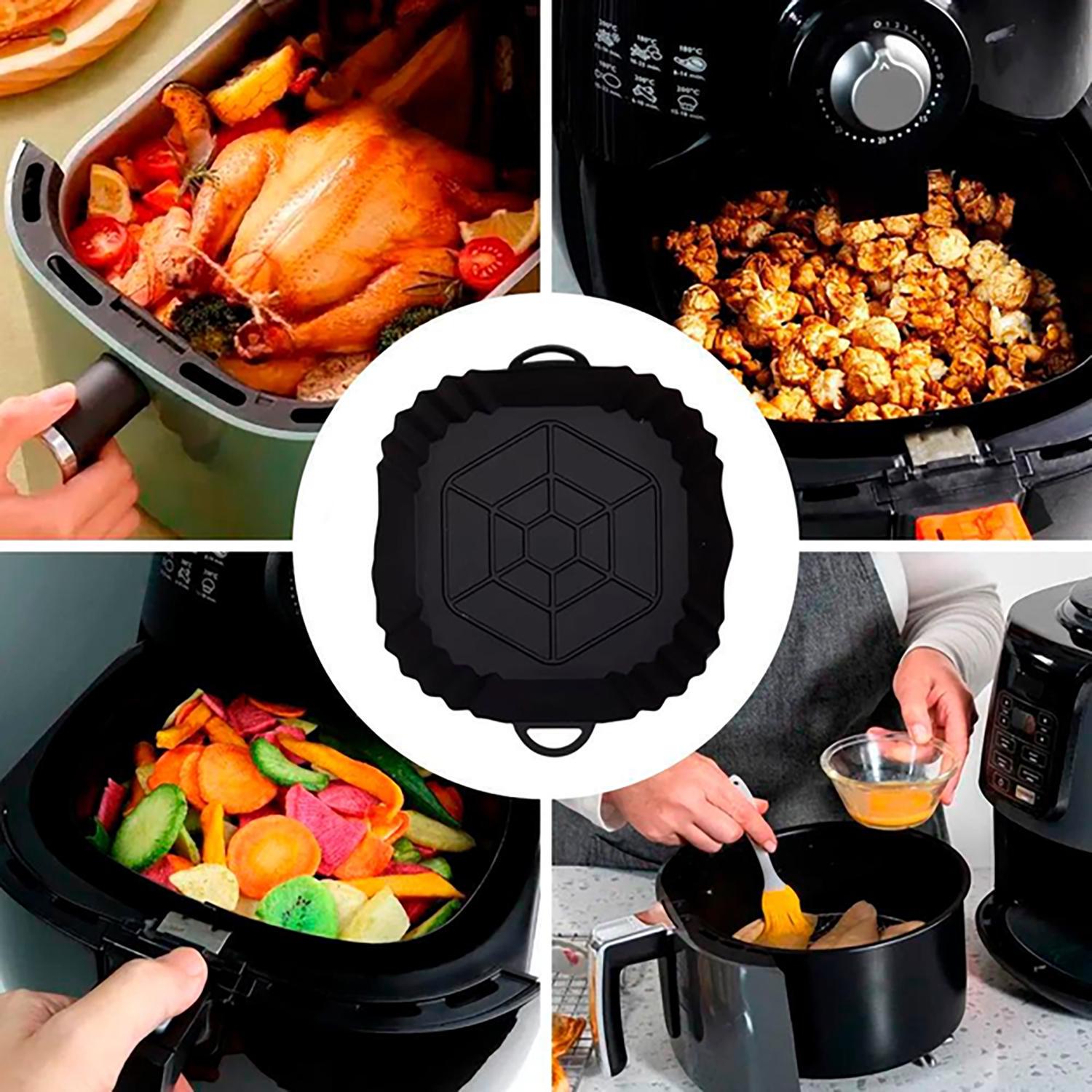 Форма квадратна для аерогрилю 20х20 см Блакитний (28849886) - фото 10 Форма квадратна для аерогрилю 20х20 см Блакитний (28849886) - фото 10