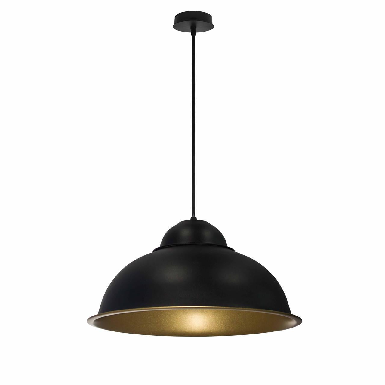 Світильник підвісний MSK ELECTRIC Dome (СП 3614 BK+GD)