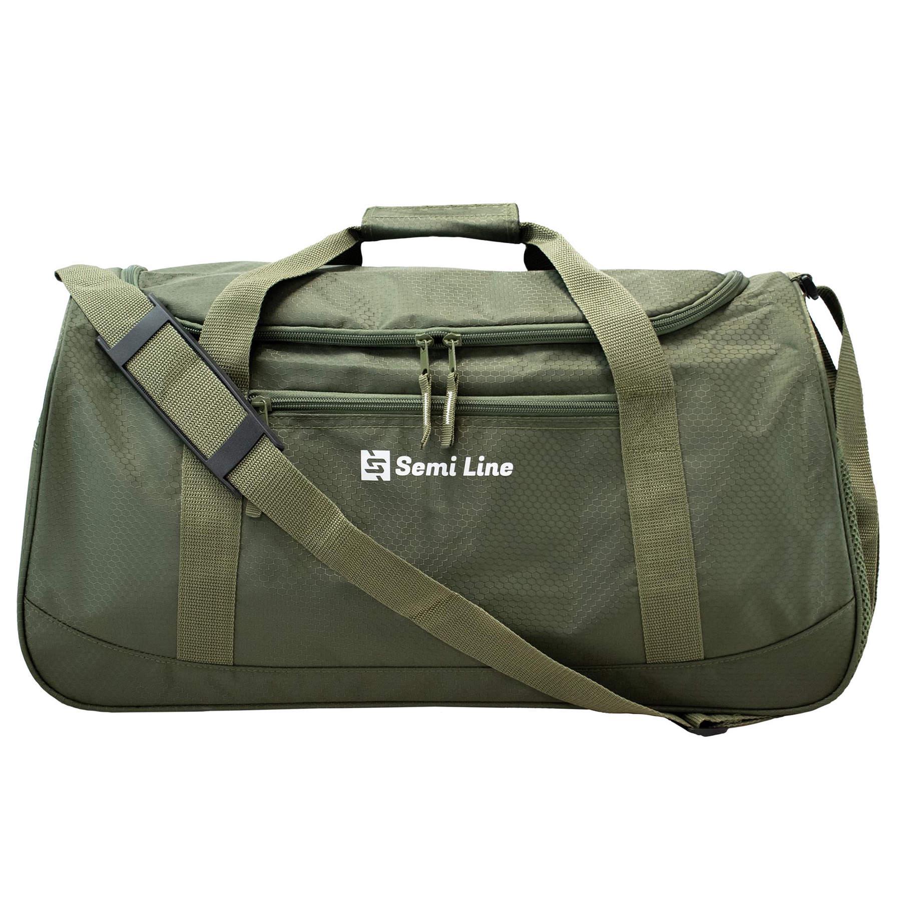 Сумка дорожная SEMI LINE 40 Khaki (A3043-3) - фото 3 Сумка дорожная SEMI LINE 40 Khaki (A3043-3) - фото 3