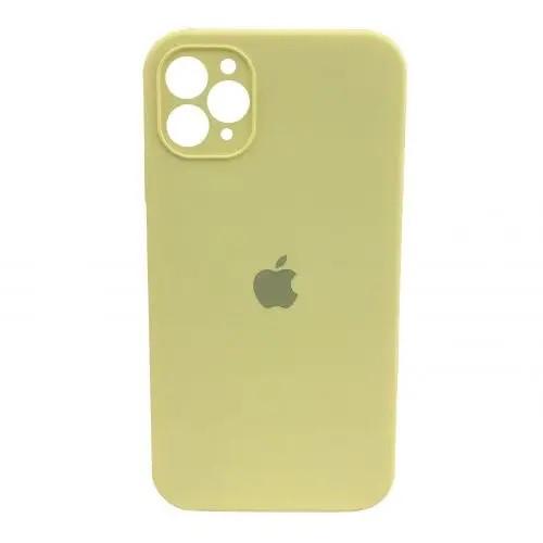 Силиконовый Чехол Накладка Закрытая Камера Silicone Case Full Camera Для iPhone 12 Pro Yellow Силиконовый Чехол Накладка Закрытая Камера Silicone Case Full Camera Для iPhone 12 Pro Yellow