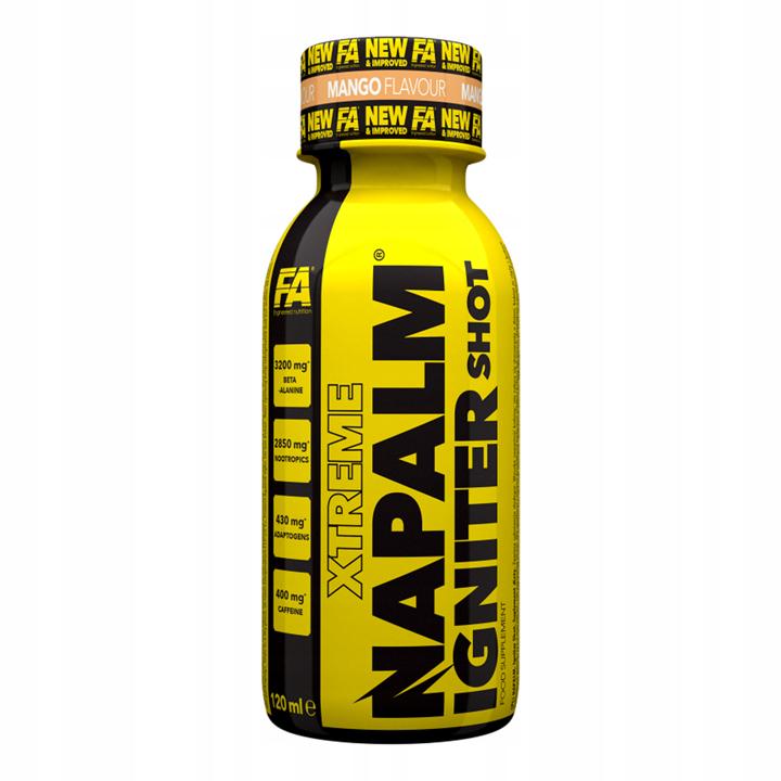 Предтренировочный комплекс Fitness Authority Xtreme Napalm Igniter Juice Shot Mango 120 ml