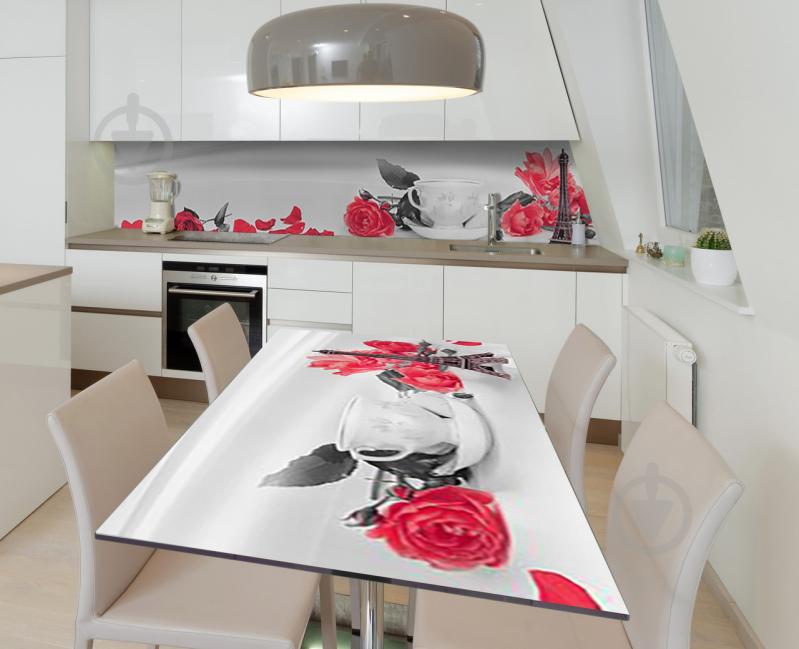 Наклейка 3Д виниловая на стол Zatarga «Дорога из лепестков» 650х1200 мм (Z184107/1st)