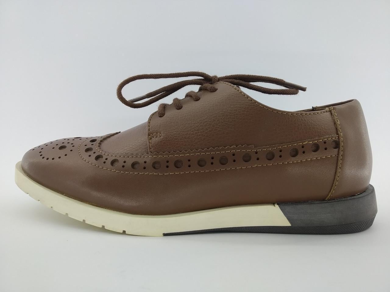 Туфли мужские кожаные Formula Joven р. 43 27,5 см Коричневый (1211424810)