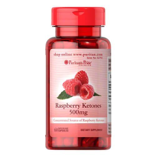 Малинові кетони Puritan's Pride Raspberry Ketones 500 мг 60 caps (52793)