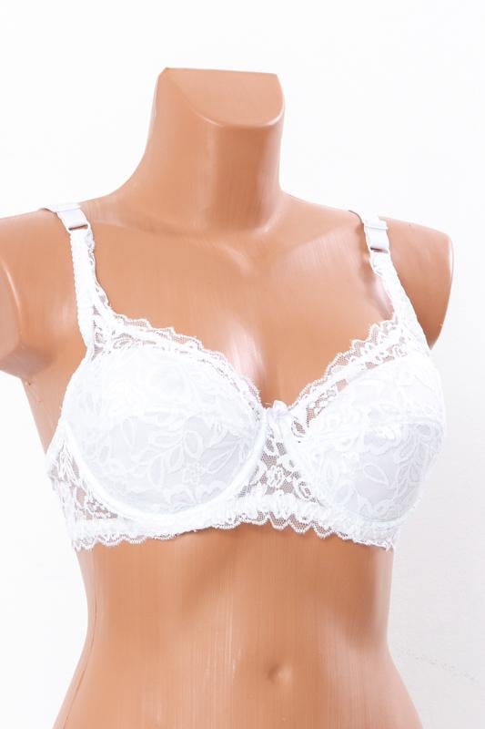Бюстгальтер мереживний моделі Анжеліка Носи Своє Чашка С 90С Білий (16009)