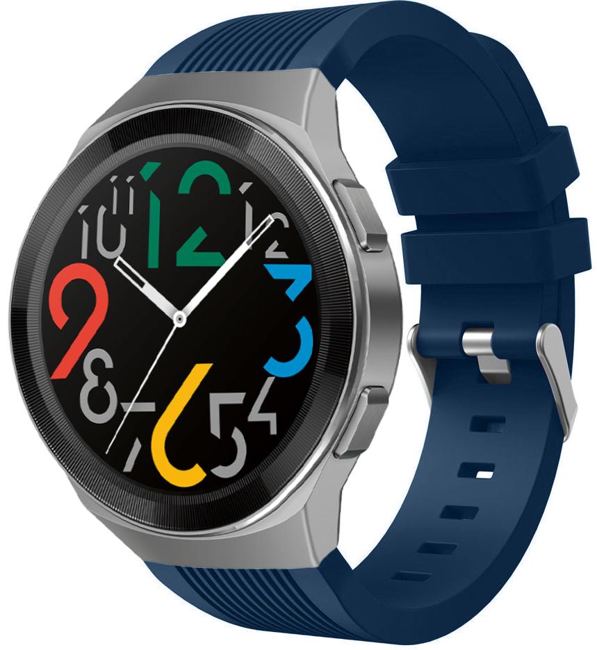 Ремінець Line для Huawei Watch GT2e 22 мм Dark Blue (19631) - фото 1 Ремінець Line для Huawei Watch GT2e 22 мм Dark Blue (19631) - фото 1