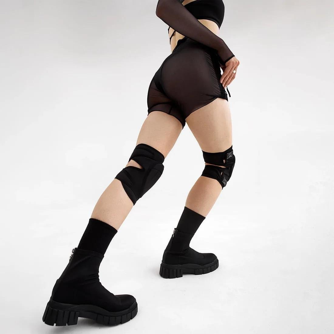 Наколінники для танців пара XL Чорний (QKP_EW_1023-4) - фото 3 Наколінники для танців пара XL Чорний (QKP_EW_1023-4) - фото 3