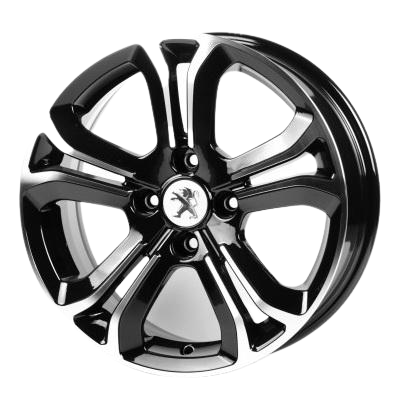 Диски автомобильные Replica PG5108 R16 W6 PCD4x108 ET25 DIA65.1 BKF