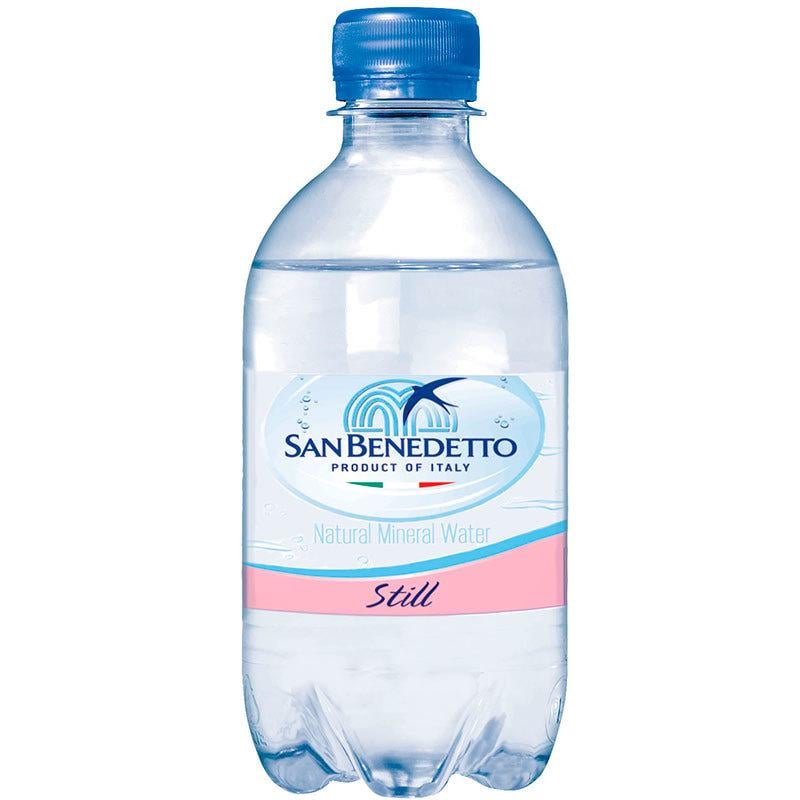 Вода минеральная негазированная San Benedetto 0,33 л 24 шт.х 0,33 л (18220)