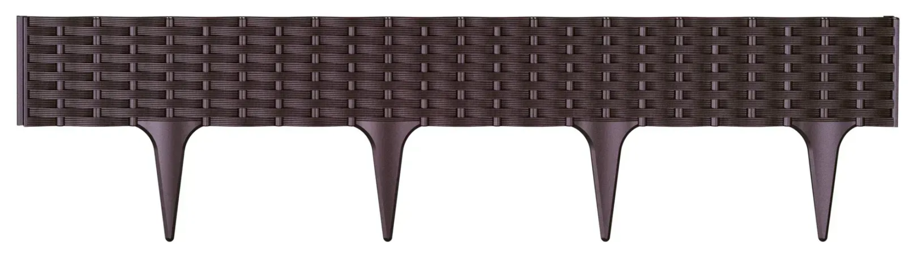 Бордюр садовый Prosperplast Garden Border 3,9 м Коричневый (IBRA-R222)