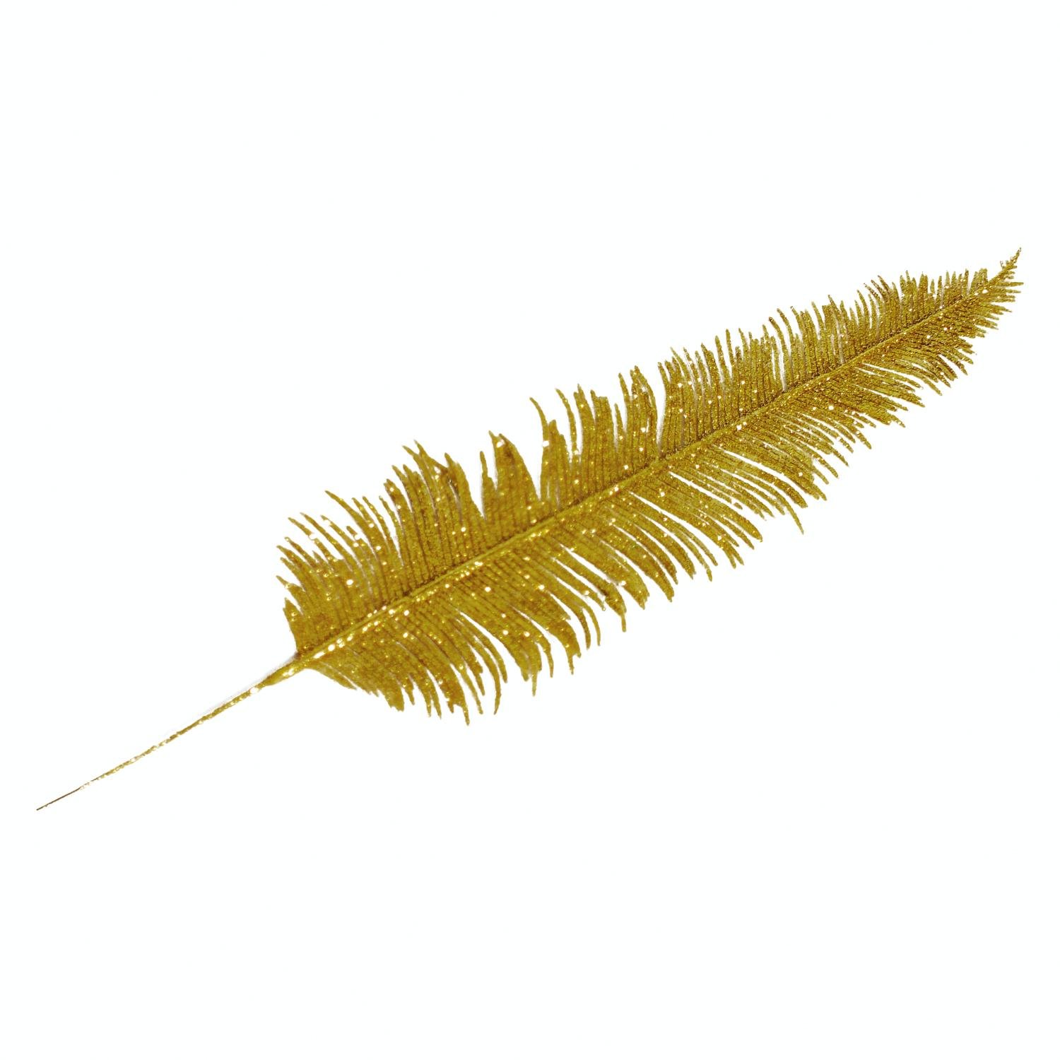 Перо в блестках Seta Decor 13-157GL Перо в блестках Seta Decor 13-157GL