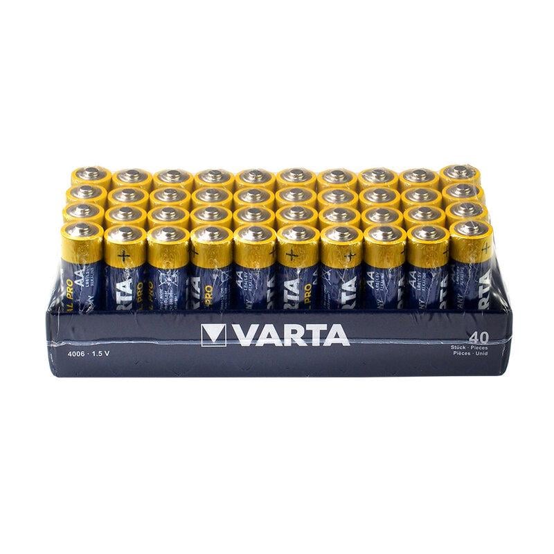 Батарейка щелочная Varta Industrial PRO 4006 AA/HR6 коробка 40 шт. (25993880)