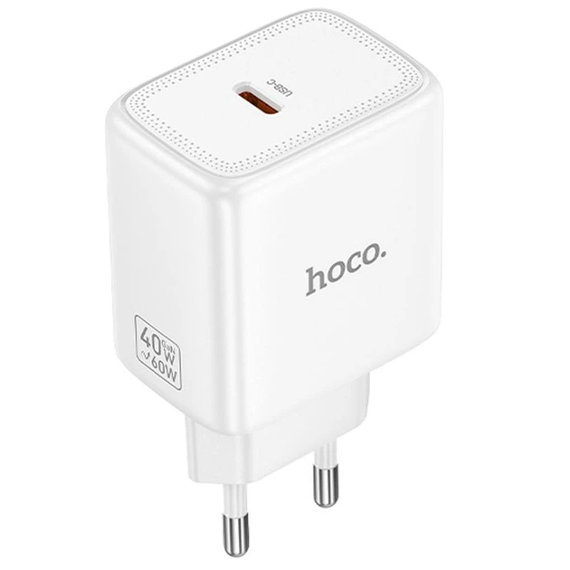 Зарядний пристрій мережевий Hoco N83 Profit PD40W 1USB-C White Зарядний пристрій мережевий Hoco N83 Profit PD40W 1USB-C White
