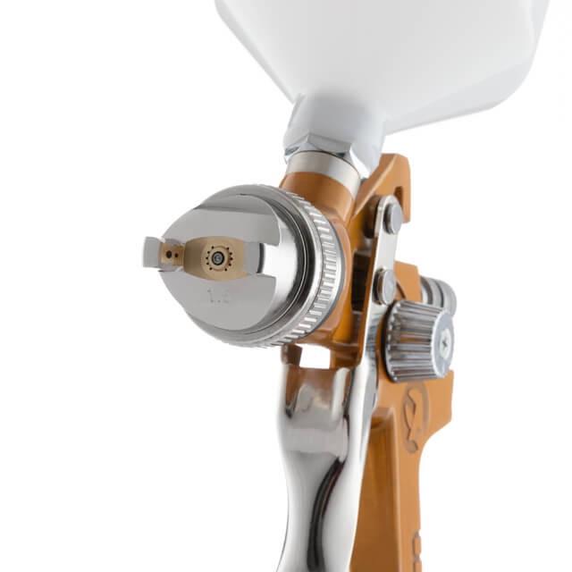 Фарбопульт пневматичний Intertool PT-0110 HVLP форсунка 1,5 мм верхній пластиковий бачок 600 мл 3 бар - фото 3 Фарбопульт пневматичний Intertool PT-0110 HVLP форсунка 1,5 мм верхній пластиковий бачок 600 мл 3 бар - фото 3