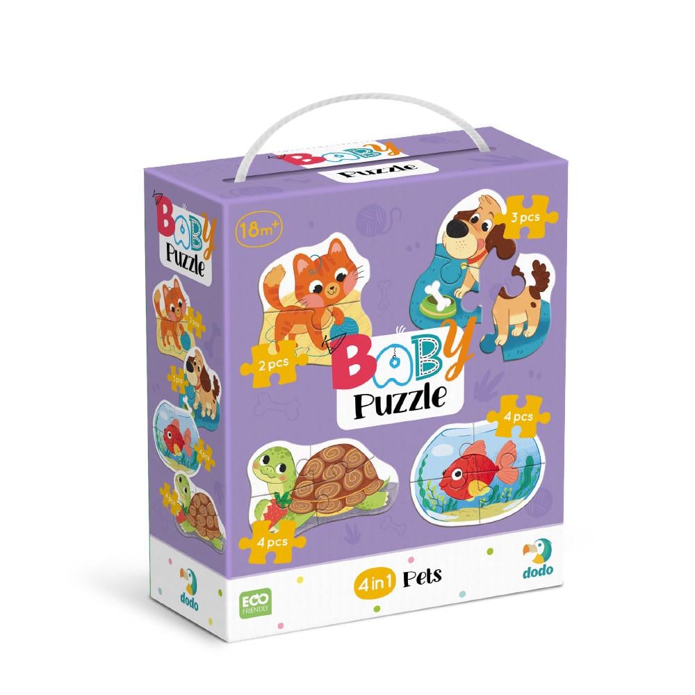 Пазл Dodo 4в1 Baby puzzle Домашні тварини (300688)
