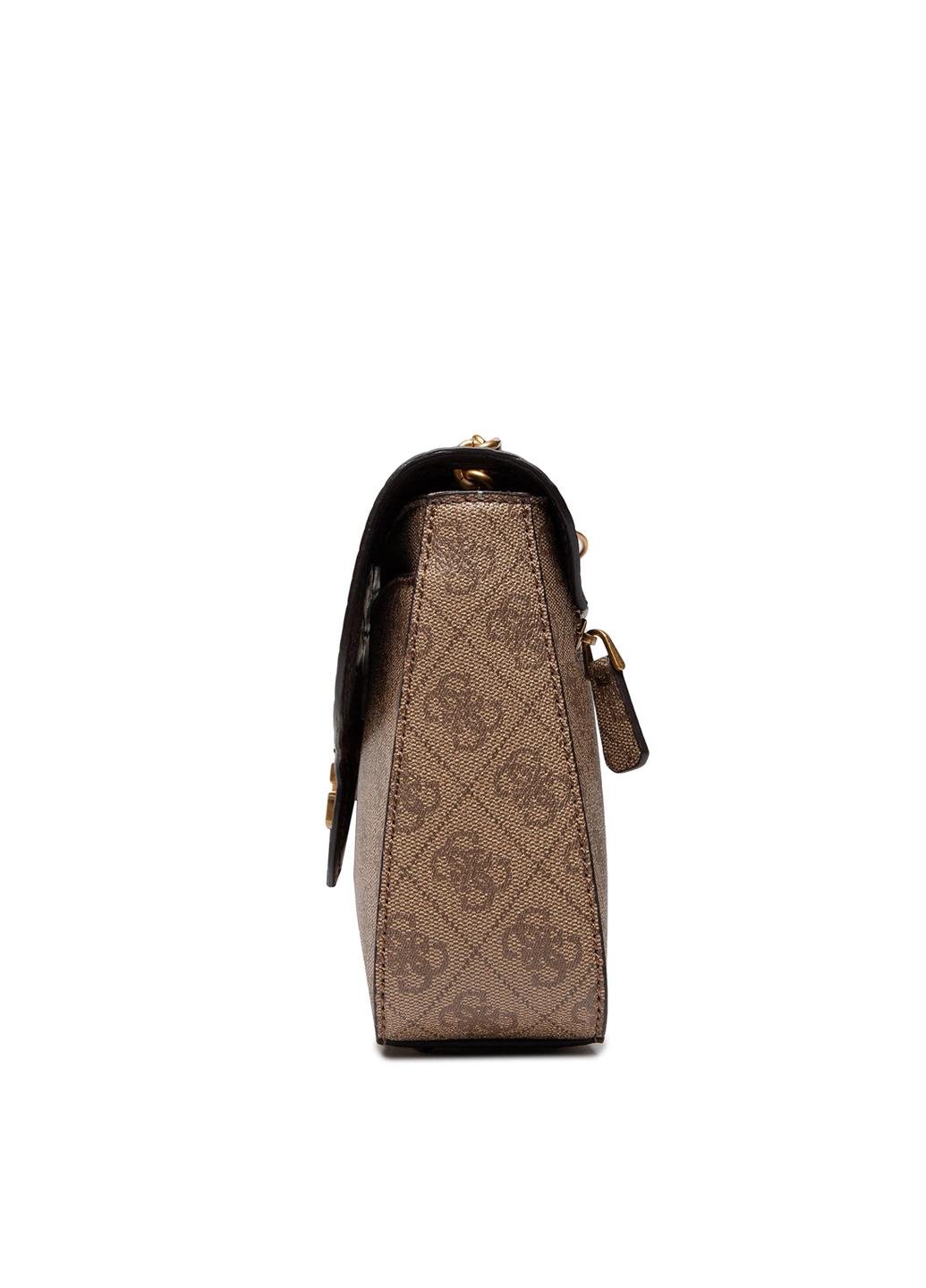 Сумка кросс боди женская из эко кожи Guess ROSSANA CONVERTIBLE XBODY FLAP HWSC8551210-LGW Светло-коричневый - фото 3 Сумка кросс боди женская из эко кожи Guess ROSSANA CONVERTIBLE XBODY FLAP HWSC8551210-LGW Светло-коричневый - фото 3