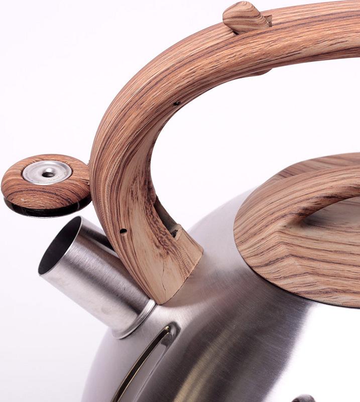 Чайник Kamille Whistling Kettle из нержавеющей стали со свистком 5 л - фото 3 Чайник Kamille Whistling Kettle из нержавеющей стали со свистком 5 л - фото 3