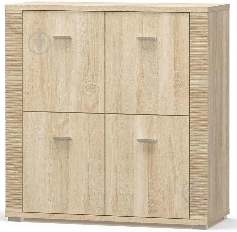 Комод 4Д Гресс дуб самоа Мебель Сервис Комод 4Д Гресс дуб самоа Мебель Сервис