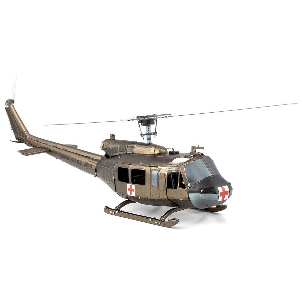 Конструктор металлический Metal Earth UH-1 Huey Helicopter ME1003 3D - фото 4