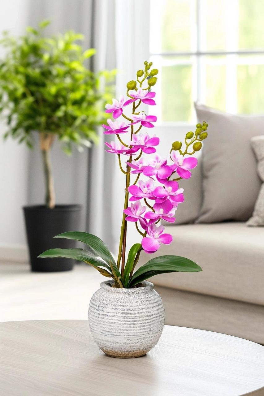 Искусственное растение Greenflowers 211831 бабочковая орхидея розовая 10х45 см