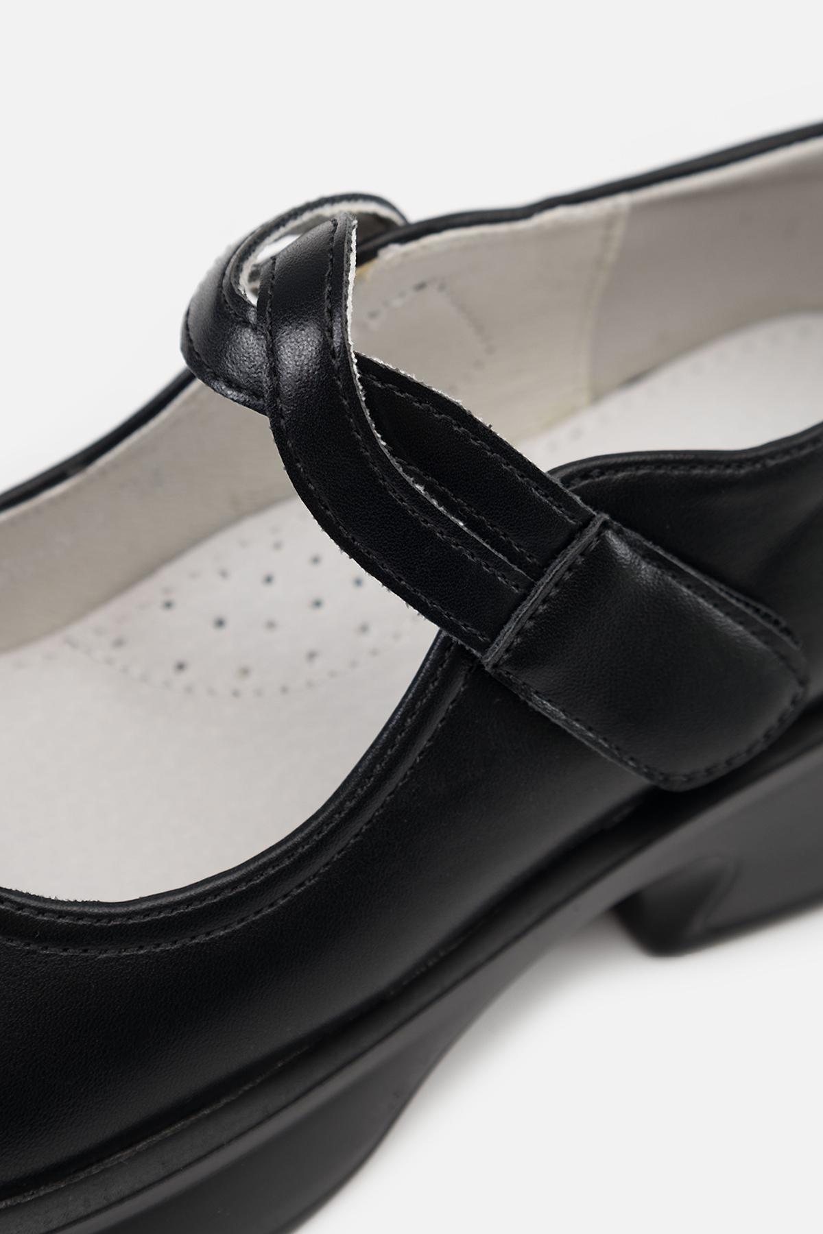 Туфли на плоской подошве для девочки р. 34 Черный (SKT001000727) - фото 6 Туфли на плоской подошве для девочки р. 34 Черный (SKT001000727) - фото 6