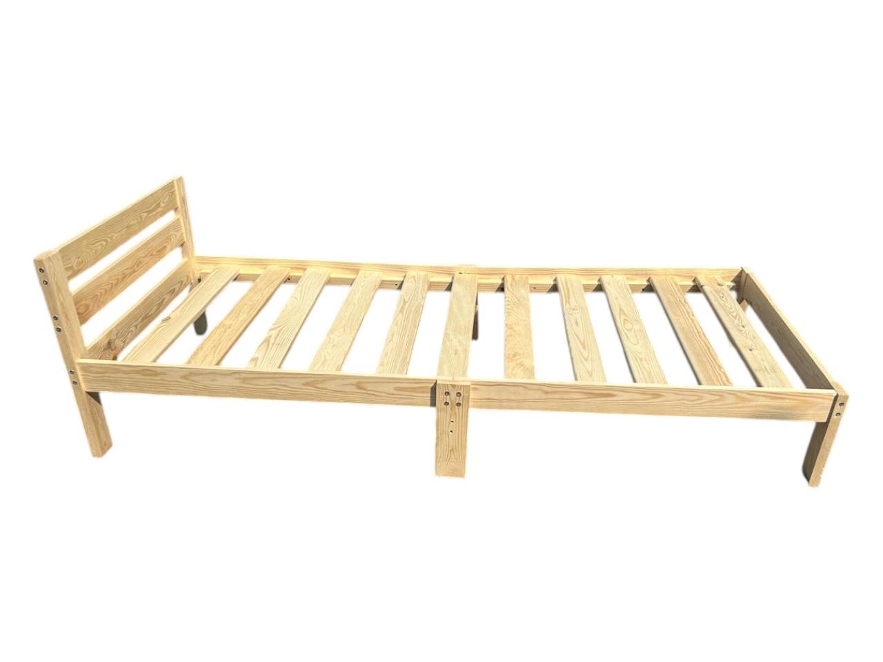 Кровать односпальная деревянная Звездная из массива сосны 90х200 см (26760343) - фото 8