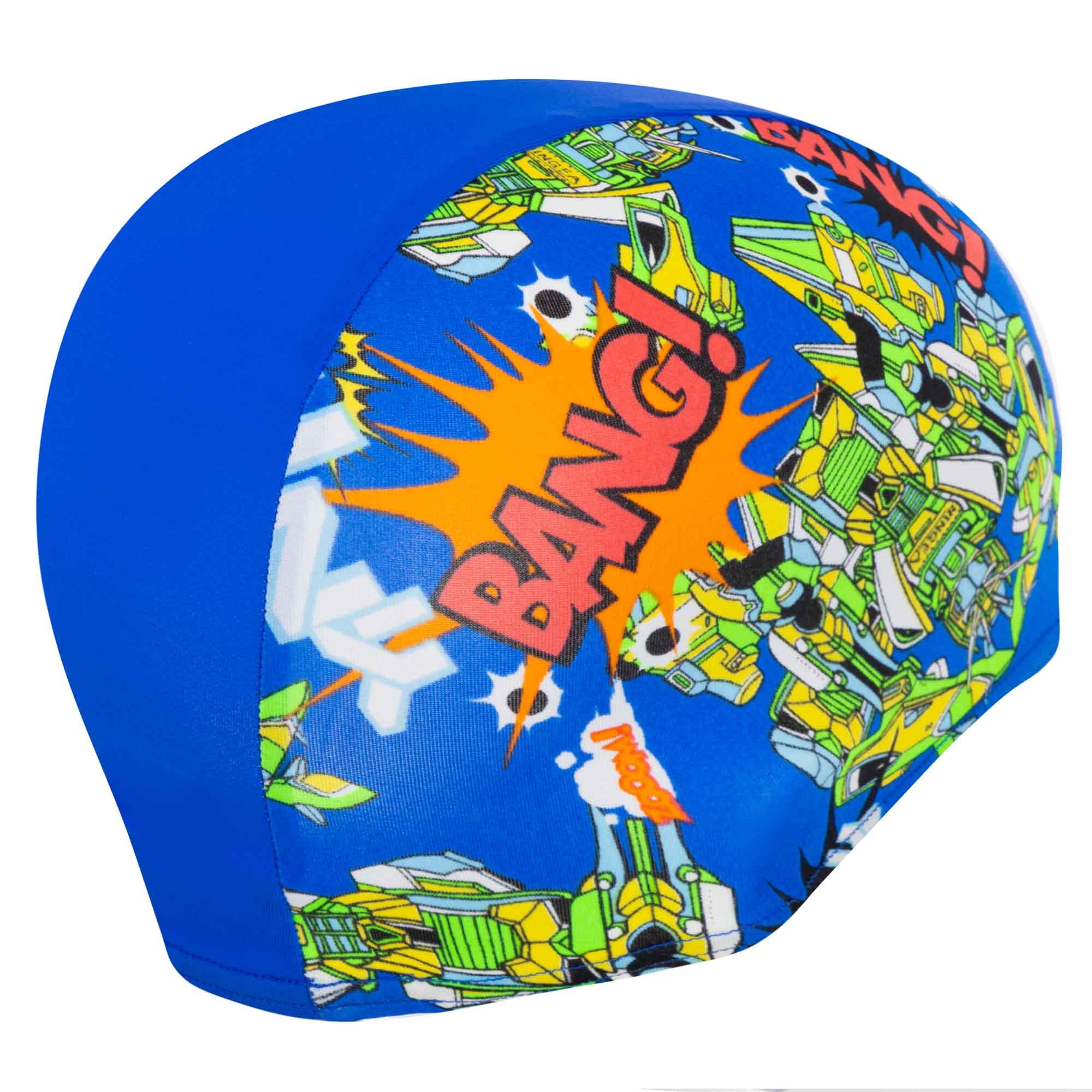 Шапочка для плавання для дорослих YINGFA C0076 текстильна Темно-синій/Білий (C0076_Темно-синий-белый) - фото 4 Шапочка для плавання для дорослих YINGFA C0076 текстильна Темно-синій/Білий (C0076_Темно-синий-белый) - фото 4