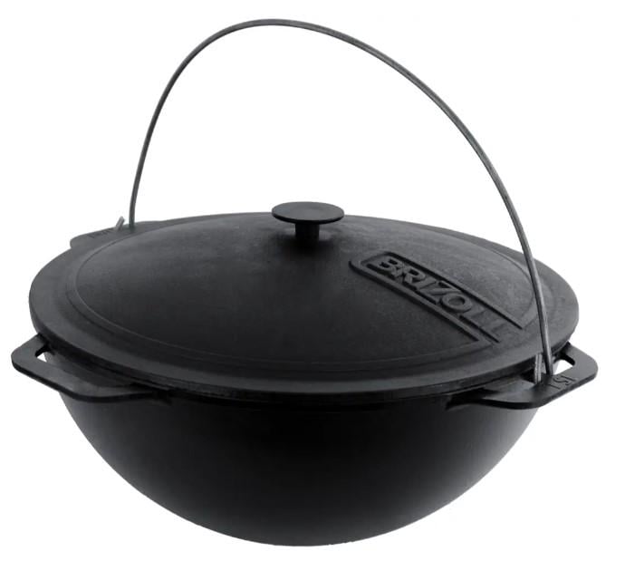 Котел чавунний азіатський Brizoll 15 л з кришкою (30226663)