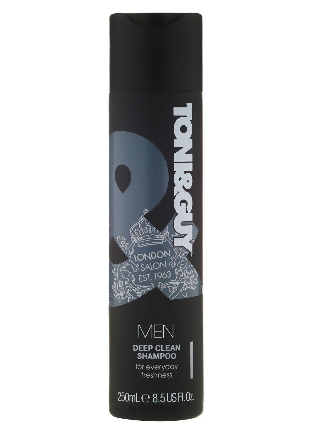 Шампунь чоловічий Toni & Guy Deep Clean 250 мл (Е-01825)