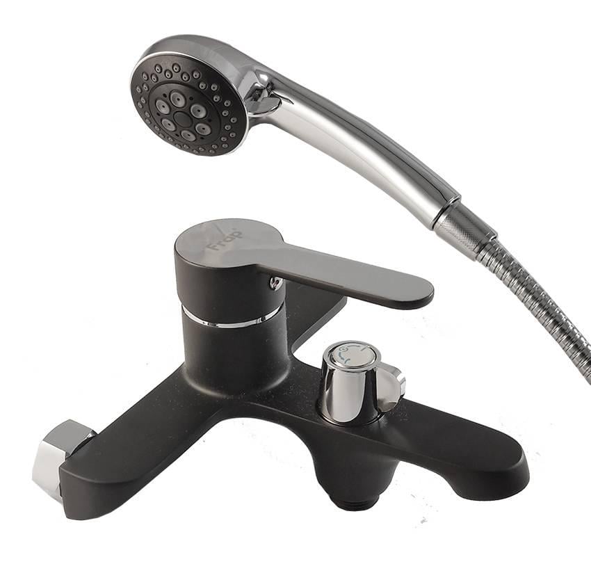 Смеситель для ванны Frap F3242 Черный/Хром (33243)