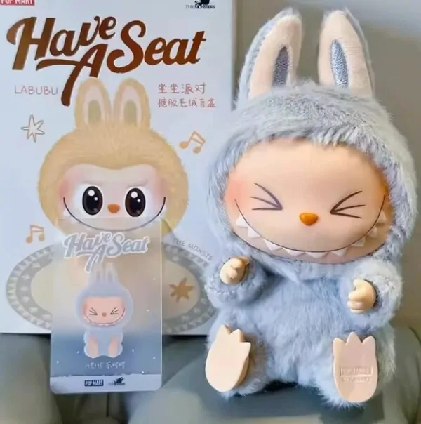 М'яка іграшка Labubu Pop Mart 15 см Синій (27158754) - фото 2