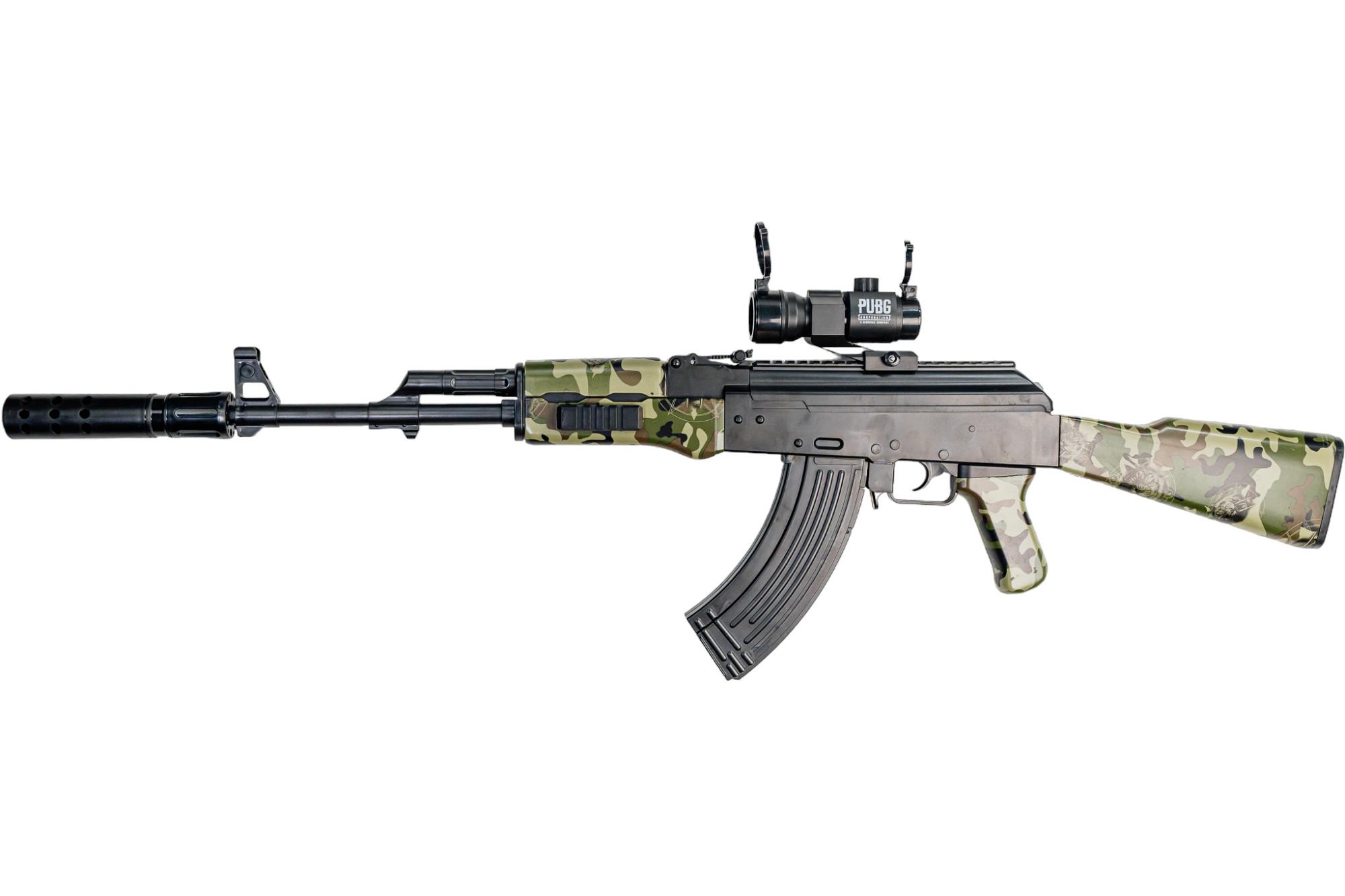Детское оружие автомат-бластер AK-47 на орбизах (G850-1)