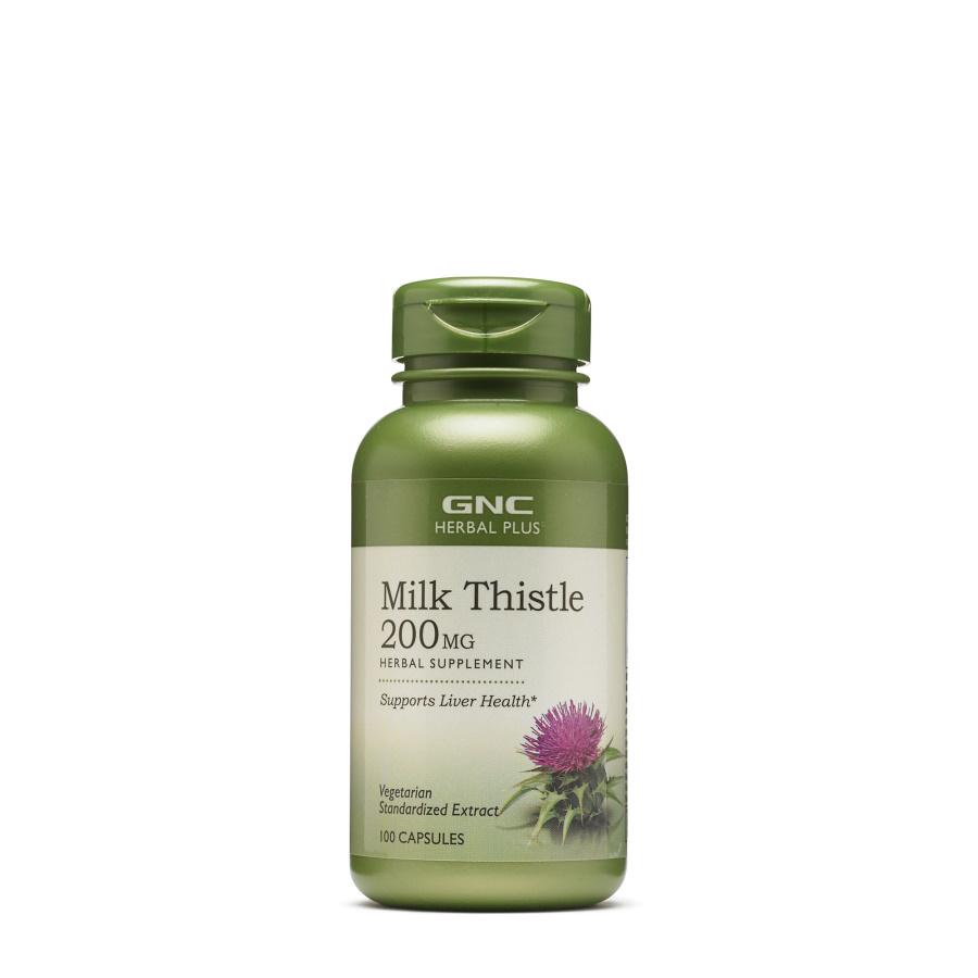 Натуральна добавка GNC Herbal Plus Milk Thistle 200 мг 100 капс. (6770)