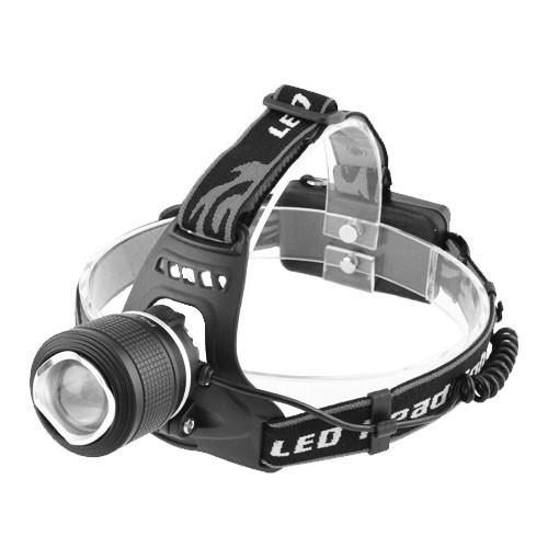 Фонарь налобный 2199-T6 2х18650 Signal Light шипы Zoom ЗУ mircoUSB Box (2245502124)