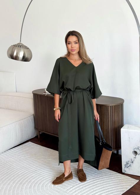 Платье ART KNIT Эстель one size Изумрудный (42303)