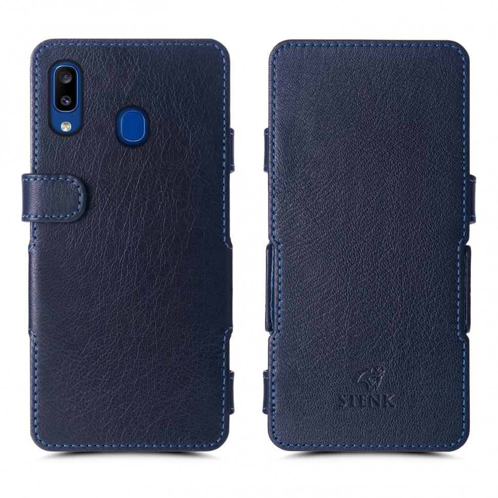 Чехол книжка Stenk Prime для Samsung Galaxy A20 Синий (63588) Чехол книжка Stenk Prime для Samsung Galaxy A20 Синий (63588)