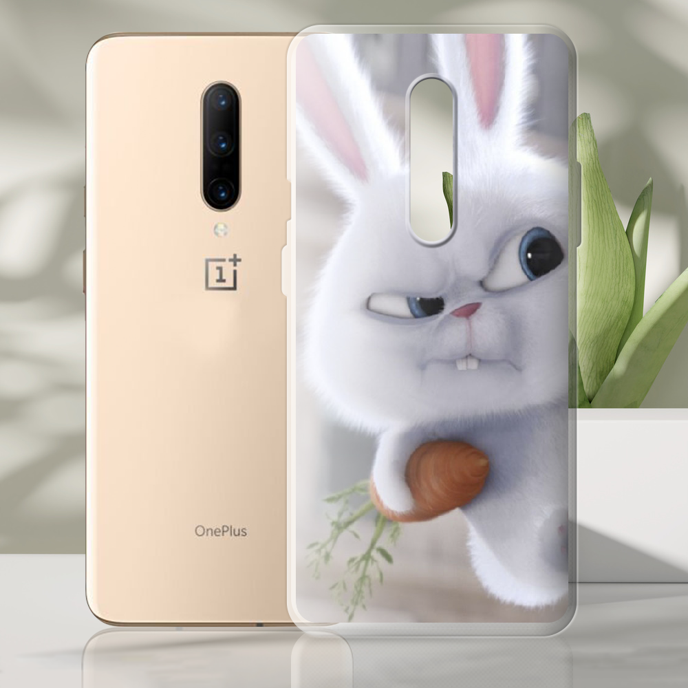 Чохол BoxFace OnePlus 7 Pro Rabbit Snowball Прозорий силікон (37257-up1116-37257) - фото 2