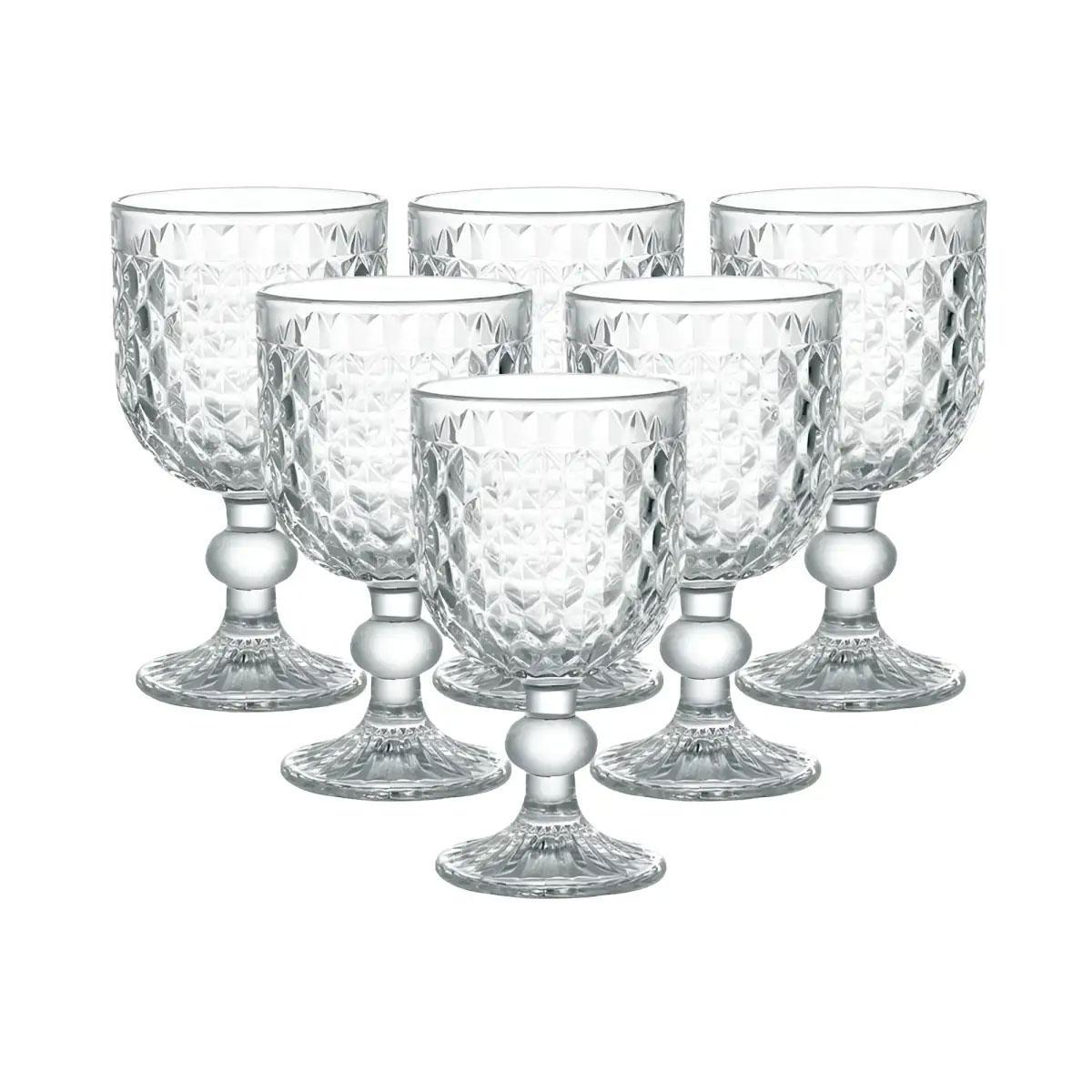 Бокалы для красного вина на низкой ножке 6 шт. (HP4153)