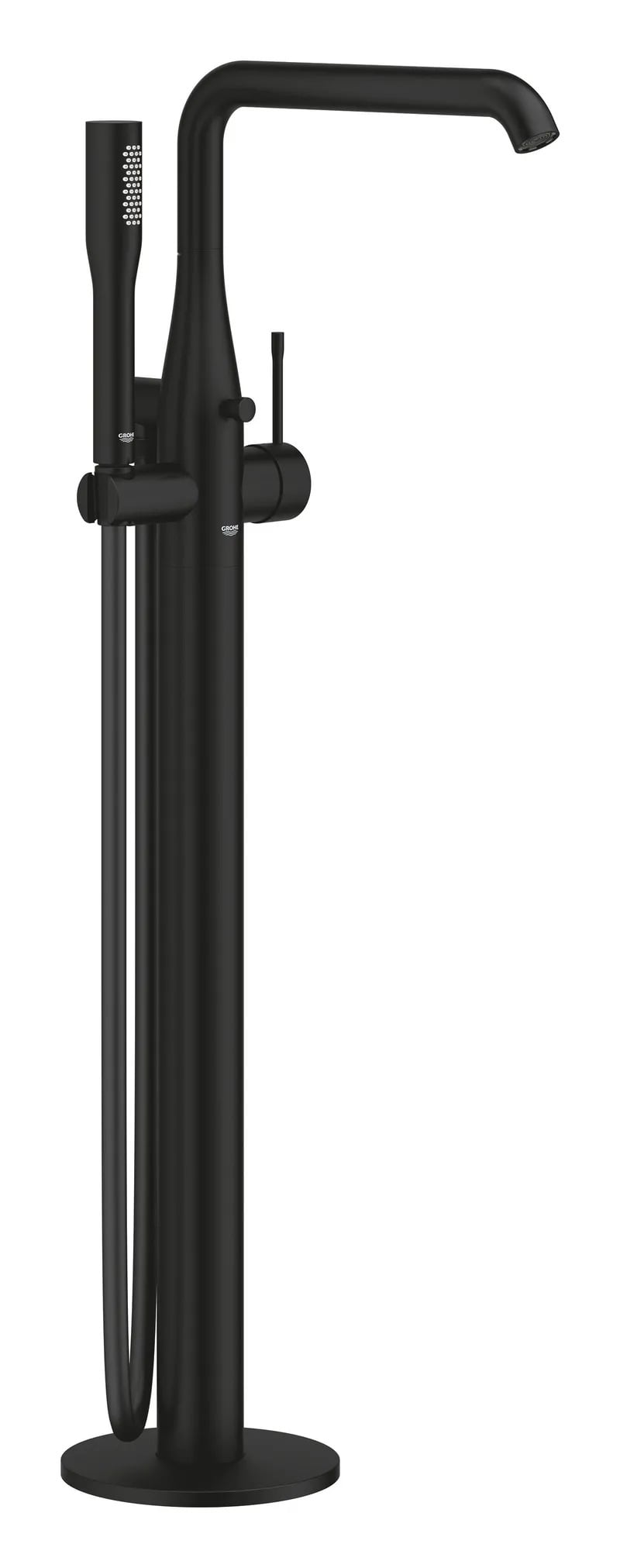 Змішувач для ванни підлоговий Grohe Essence 25248KF1 Чорний матовий (25248KF1) Змішувач для ванни підлоговий Grohe Essence 25248KF1 Чорний матовий (25248KF1)