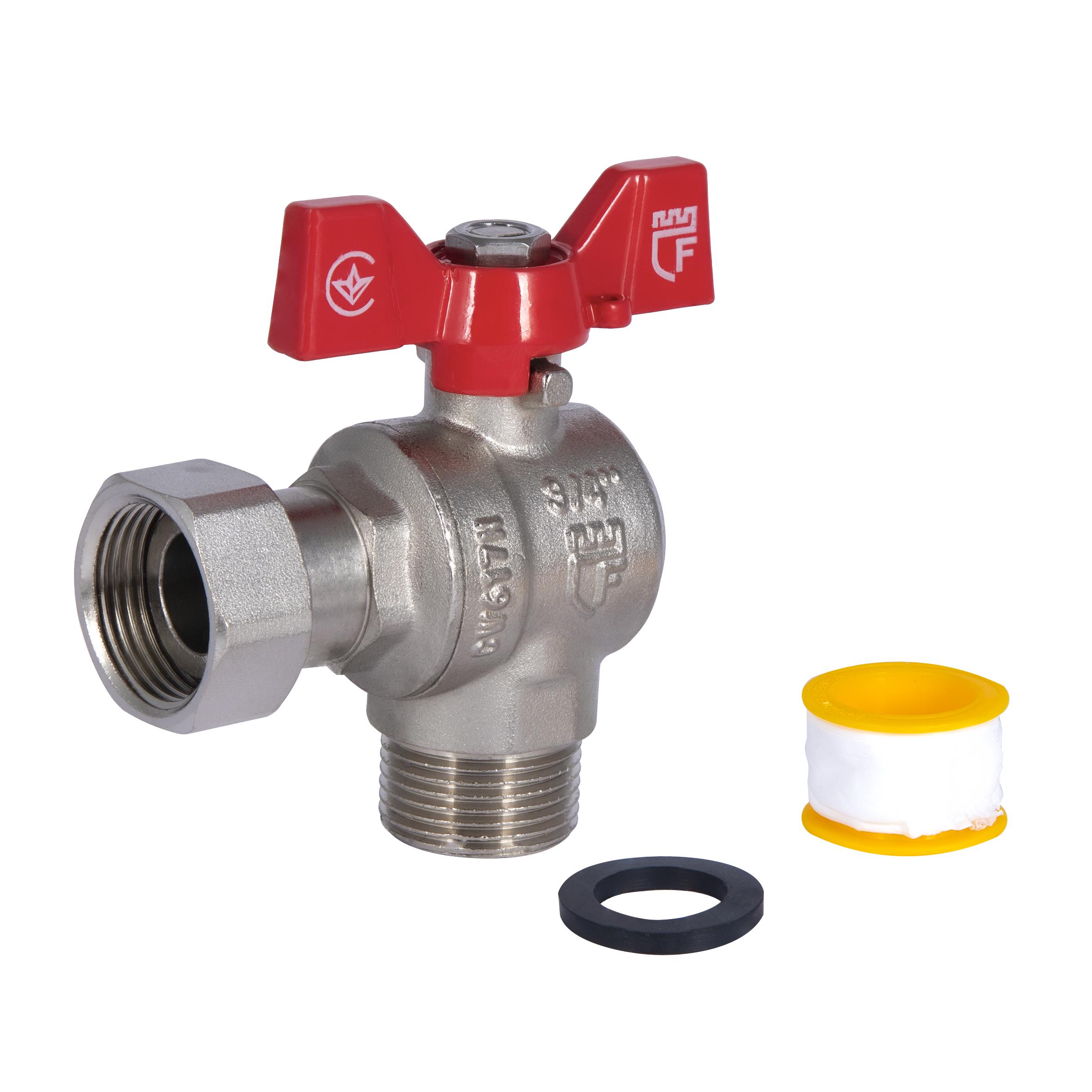 Кран кульовий з накидною гайкою SD Forte SF224W20 3/4" ВЗ (SD00017978) - фото 5 Кран кульовий з накидною гайкою SD Forte SF224W20 3/4" ВЗ (SD00017978) - фото 5