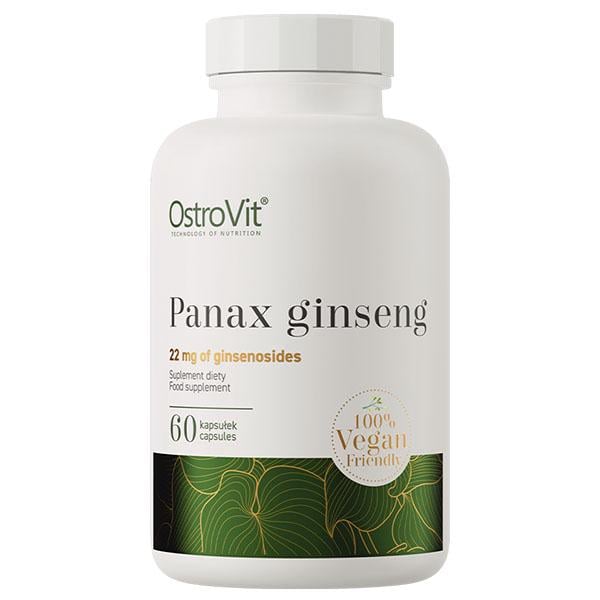 Естественная добавка для спорта OstroVit Vege Panax Ginseng 60 вег. капс. (000026674)