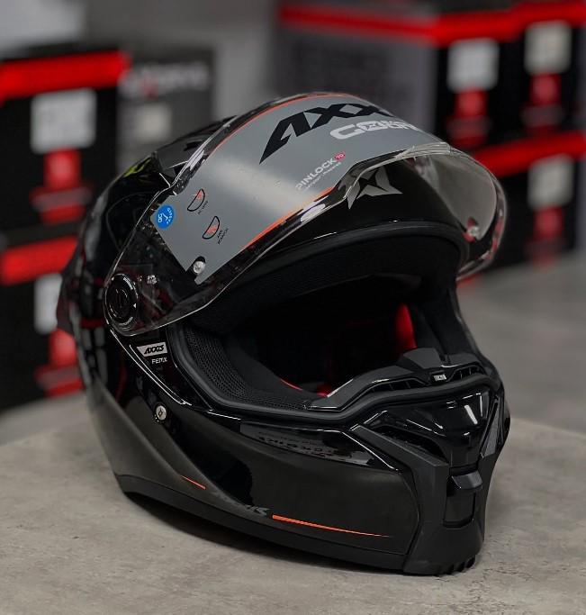 ᐉ Мотошлем Axxis FENIX SOLID A1 XS Gloss Black (50189) • Купить в