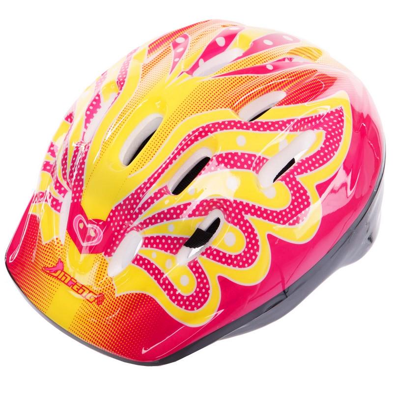 Роликовые коньки раздвижные детские JINGFENG 189 с защитой и шлемом р. 35-38 Розовый (189_Розовый_M_(35-38) - фото 3