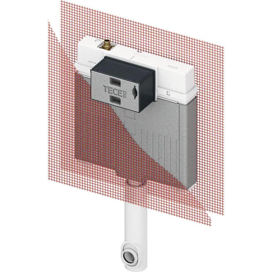Бачок TECE box Octa II для напольного унитаза с арматурной сеткой 8 см 1075 мм (9370500) - фото 1