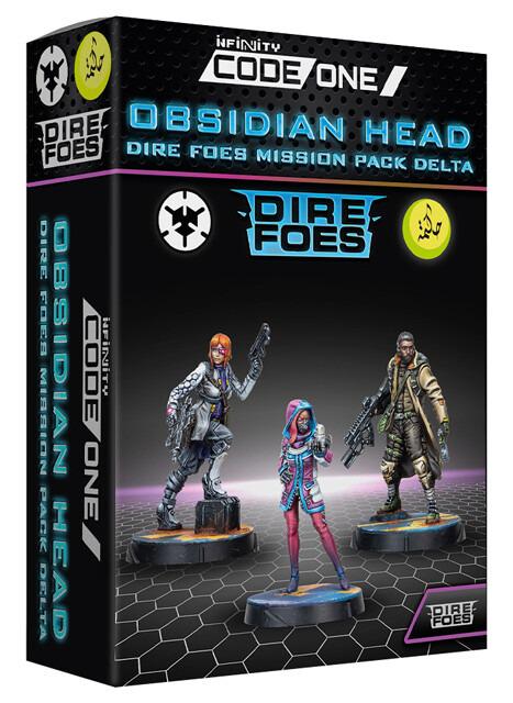 Дополнение к игре INFINITY Dire Foes Mission Pack Delta Obsidian Head (2355761313)