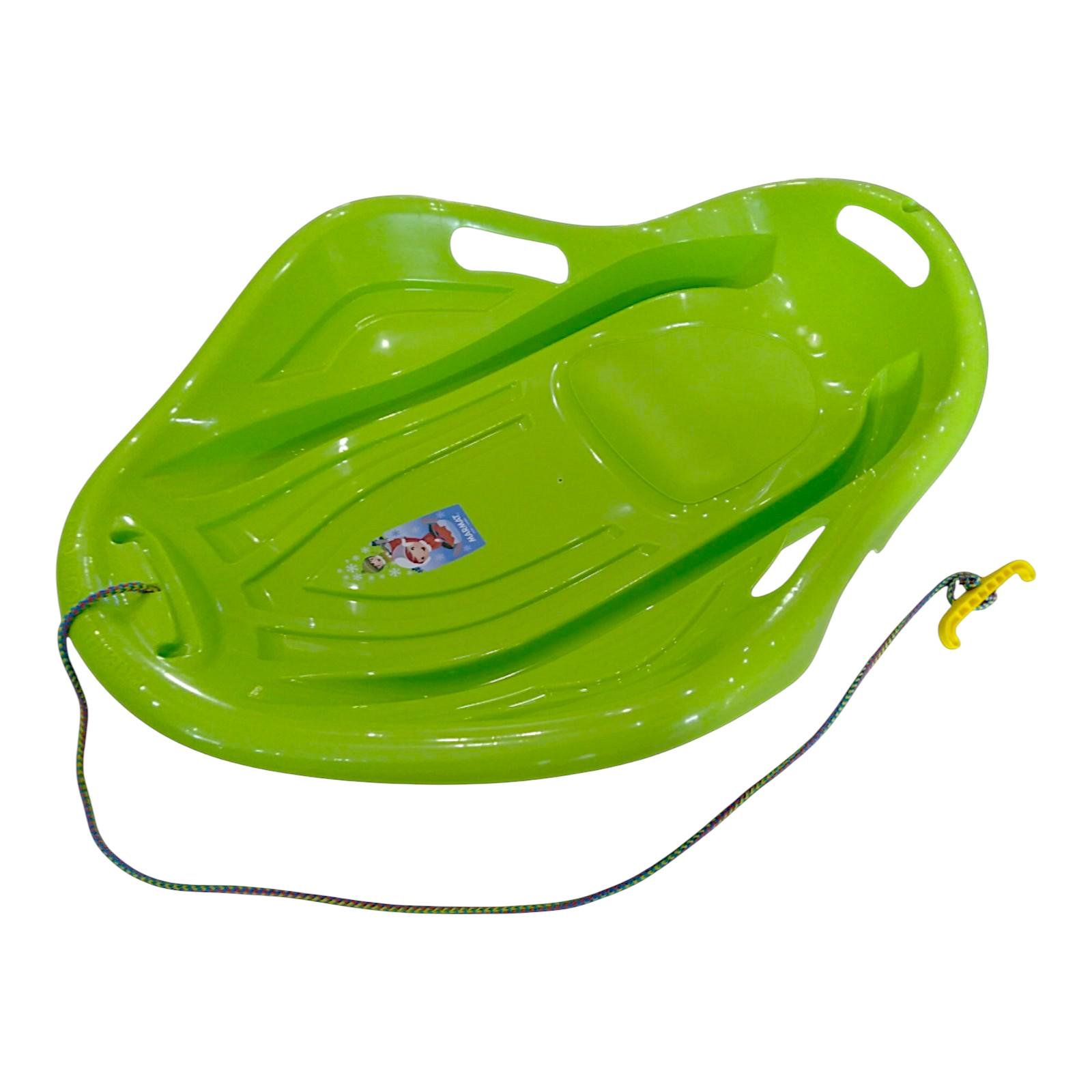 Санки-ледянка детские с ручками Marmat Мушля Зеленый (11153)